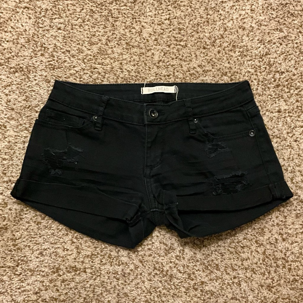 Bullhead Black Jean Shorts
